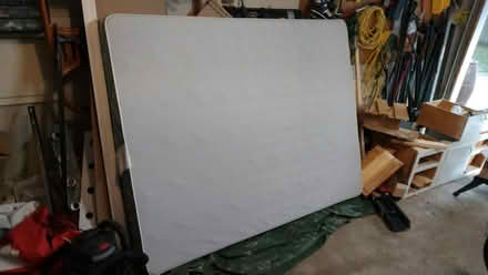 Photo of free Queen box spring and frame (Westmount & Columbia, Waterloo) #1
