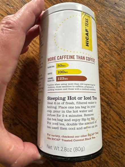 Photo of free High caffeine caramel black tea (North San Leandro) #3