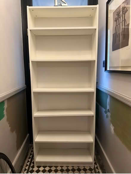 Photo of free White Billy bookcase 80wide x 202 tall x 28deep (East Sheen SW14) #1