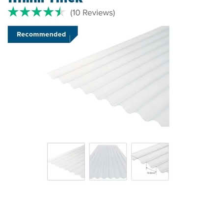 Photo of Corrugated PVC roof sheet (Llanddewi LD1) #1