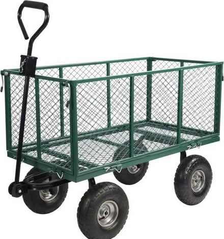 Photo of Garden trolley with 4 large wheels (Killiney) #1