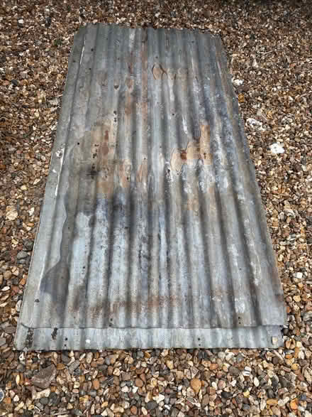 Photo of free X2 sheets of galvanised metal. (Chelsfield BR6) #1