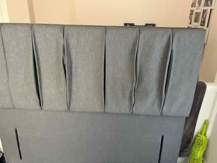 Photo of free Grey headboard (West Kirby) #1