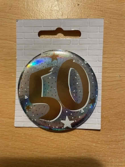 Photo of free 50th Badge - New (Cambridge CB4) #1