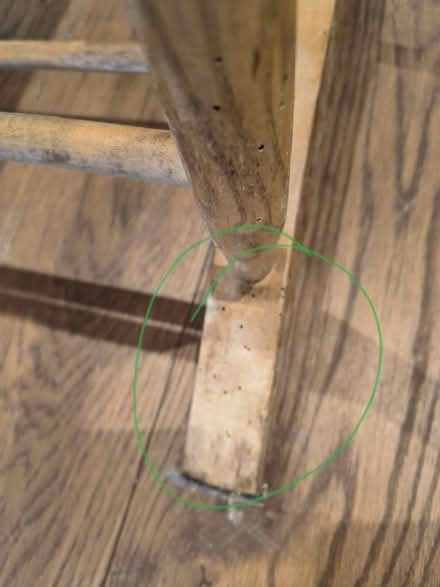 Photo of free 2 wooden kitchen chairs (Balham) #3