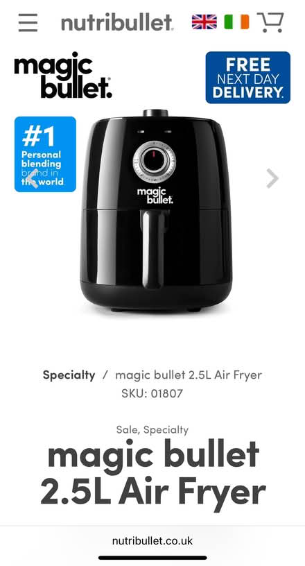 Photo of free Air fryer 2.5L (Glastonbury, BA6) #2