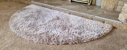 Photo of free Cream Half Circle Hearth Rug 138cm (Euxton PR7) #1