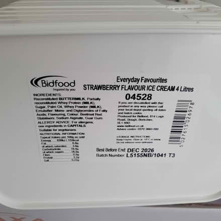 Photo of free Ice-cream tubs (Leytonstone E11) #2