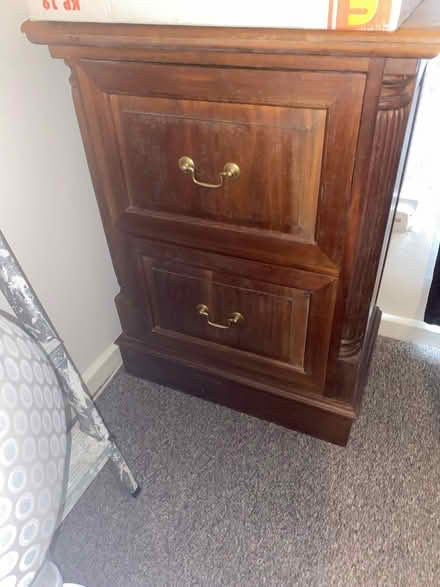 Photo of free 2 drawer filing cabinet (Beaumont LA1) #1