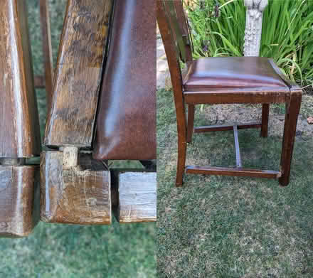 Photo of free 4 1950's Dining Room Chairs (Slinfold RH13) #2