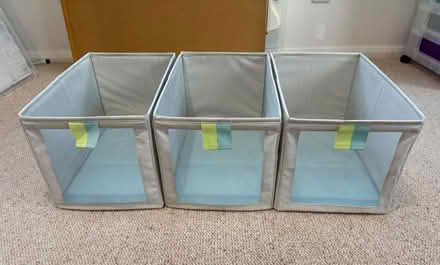 Photo of free 3 x IKEA Cubes (Hatching Green AL5) #1