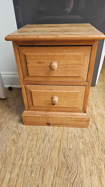Photo of free Pine Bedside Cabinet (Wigmore, Gillingham) #1