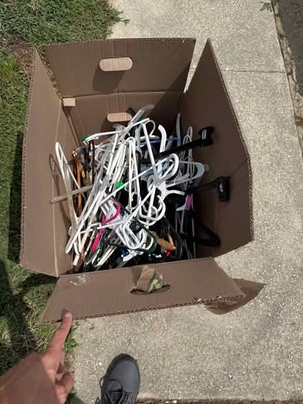 Photo of free Hangers- plastic and wood (Rutledge, pa) #1