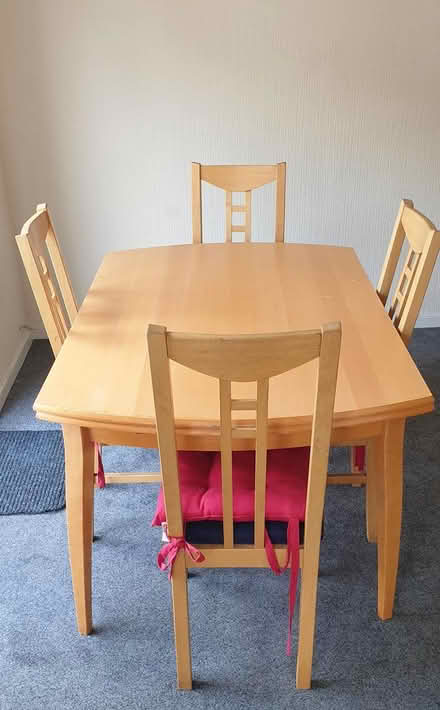 Photo of free Table and chairs (Abbeywood,Skelmersdale,WN8 9LR) #1