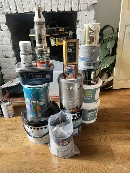Photo of free Various Paint Cans and Varnishes (DA12) #1