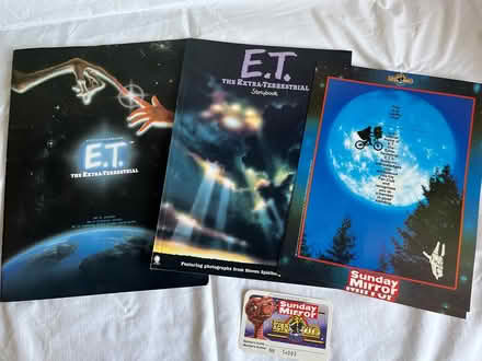 Photo of free Original E.T books posters etc (Shirley, Croydon) #1