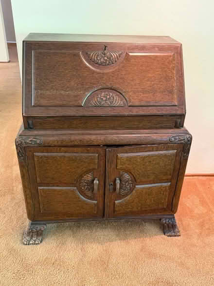 Photo of free Wooden chest/ table chairs/ desk (San Rafael , peacock gap) #1