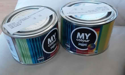 Photo of free 2 x tester pots of paint. 35l (Canning Town E16) #1