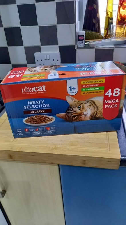 Photo of free Aldi cat food pouches x 48 (Breadsall Hilltop) #1