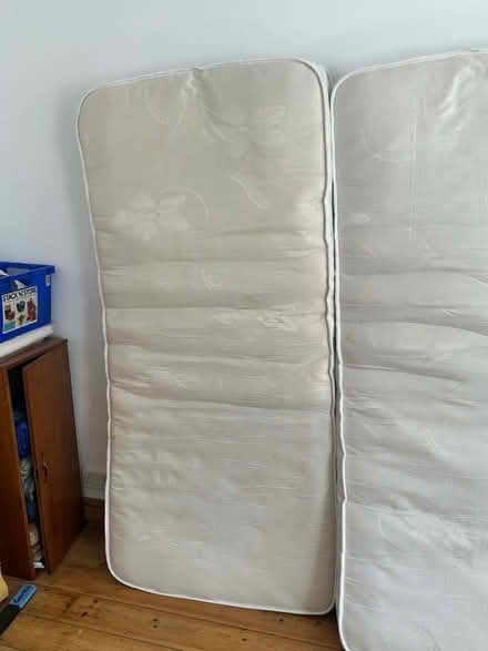 Photo of free 2 single mattresses (West Ham E15) #3