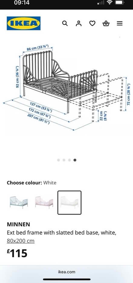 Photo of free IKEA toddler to single bed (Chatham ME5) #2