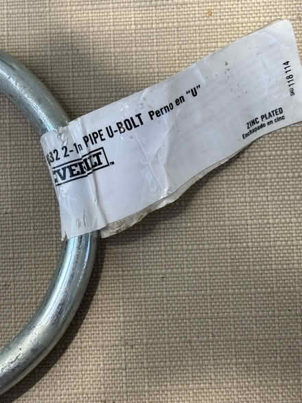 Photo of free 2 1/2 " Pipe U Bolt (Redwood City, Mt. Carmel) #2