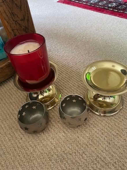 Photo of free Candle holders and candle (Lyncombe) #1
