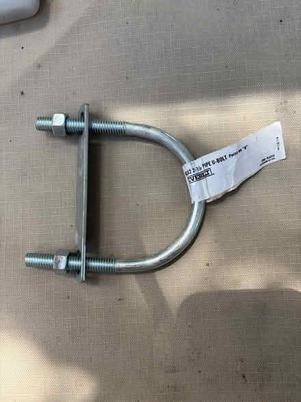 Photo of free 2 1/2 " Pipe U Bolt (Redwood City, Mt. Carmel) #1
