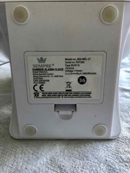 Photo of free Sempre sunrise alarm clock (Latchford WA4) #3