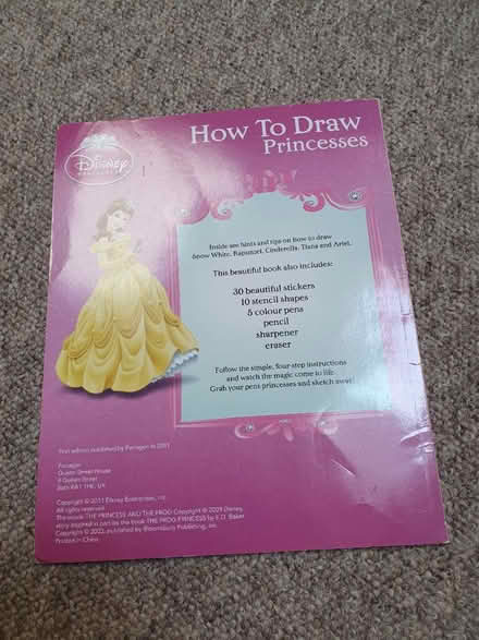 Photo of free How to draw princesses book (BS16) #3