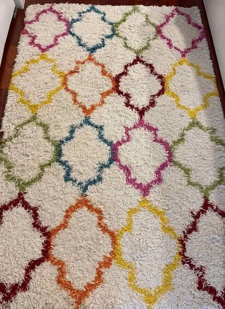 Photo of free Colorful rug 6 by 4 ft (North End Boston) #1