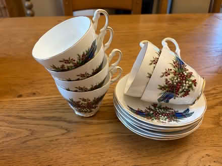 Photo of free Set of 6 china cups & saucers (Hagworthingham PE23) #3