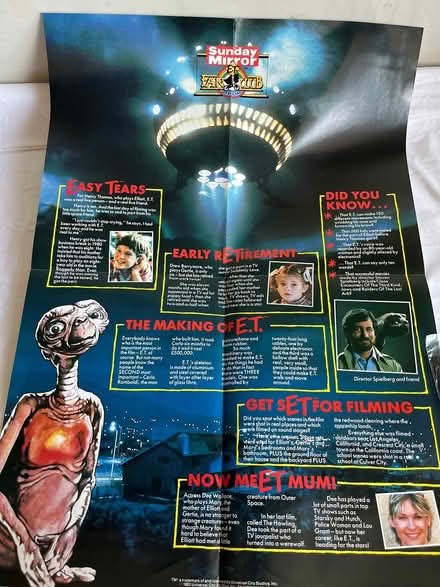 Photo of free Original E.T books posters etc (Shirley, Croydon) #2