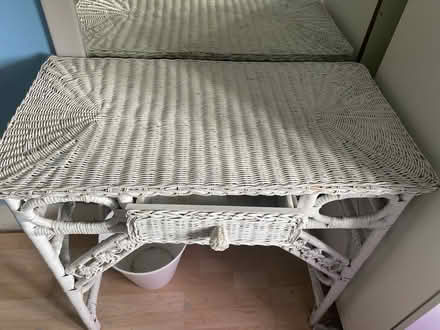 Photo of free Rattan desk (Crumlin) #1