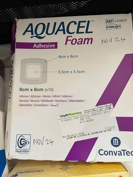 Photo of free Dressings, saline, tubular bandage (Shirley, Croydon) #4