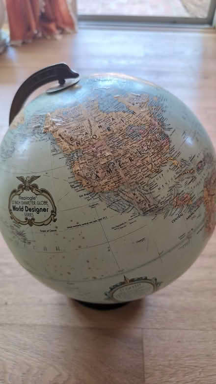 Photo of free 12 in diameter vintage globe (Terra Linda) #2
