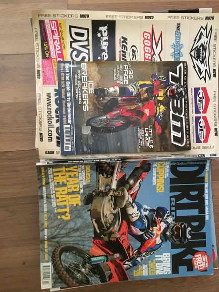 Photo of free Dirt Bike magazines back copies. (Eccleston PR7) #1