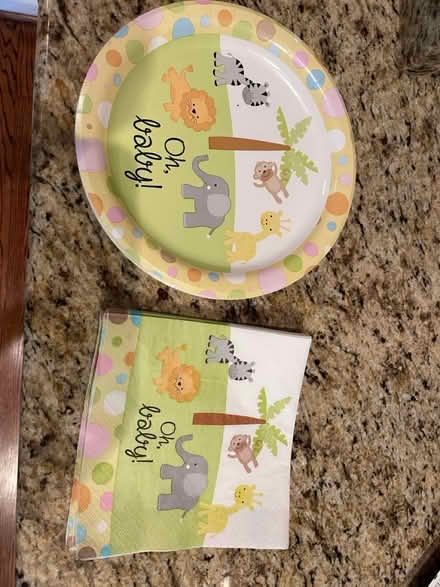 Photo of free Baby shower plates/ napkins (Fairfax City) #1