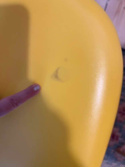 Photo of free 3 yellow plastic Eames style chairs (Hillside Edinburgh EH7) #2