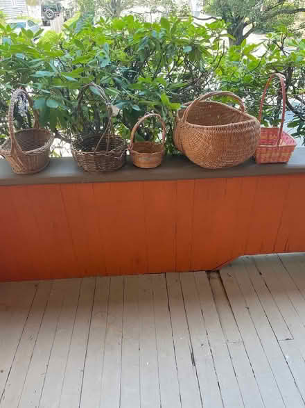 Photo of free 5 wicker baskets (75 Jerome St W.Medford) #1