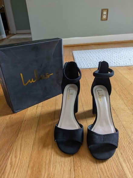 Photo of free Lulus Black Suede Size 9 (22308) #1