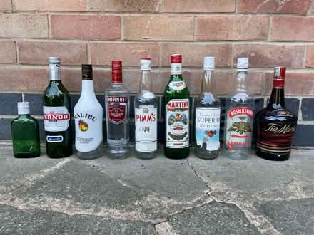 Photo of free Empty Spirit Bottles (LE9) #1