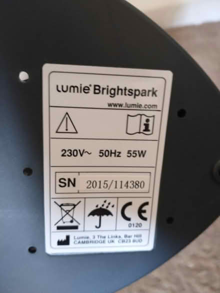 Photo of free SAD light box (sun lamp) (Chesterton CB4) #2