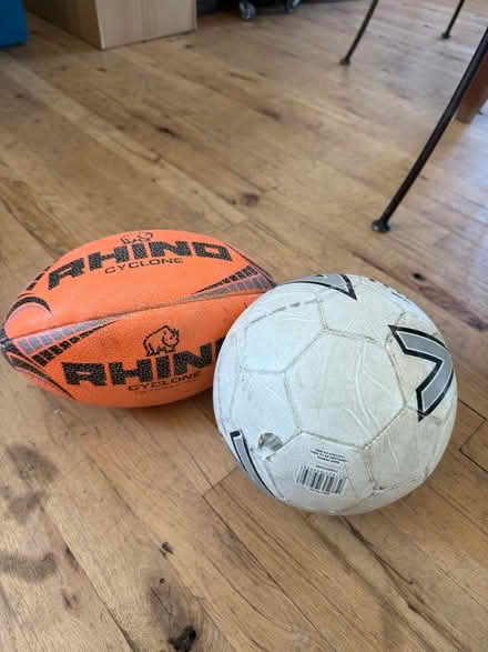 Photo of free Football and rugby balls (Gospel Oak NW5) #1