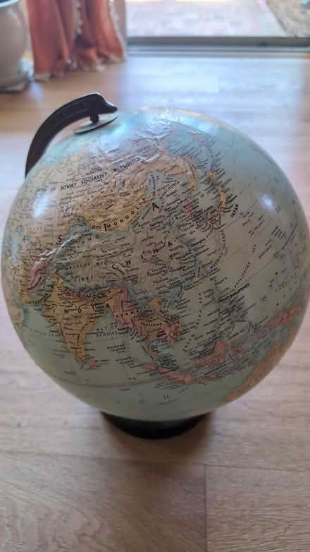 Photo of free 12 in diameter vintage globe (Terra Linda) #1