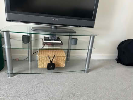 Photo of free Glass TV Unit (Eccleshill BD2) #1