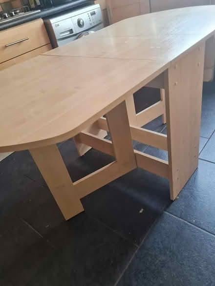 Photo of free Fold out kitchen table, pine colour (Raheny, Dublin 5) #1