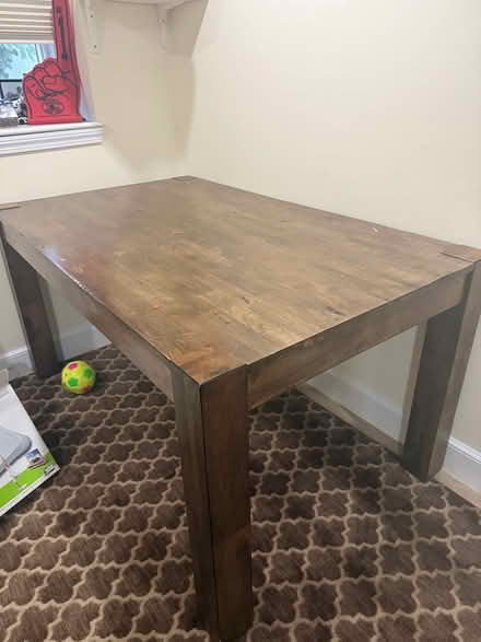 Photo of free Wooden Dining Table and Benches (West Newton) #1