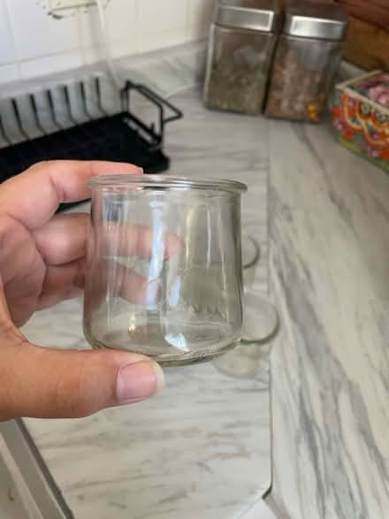 Photo of free Oui Glass Jars (Hallandale Beach Blvd and US1) #1