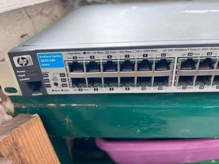 Photo of free HP ProCurve Network Switch 2810-24G (Meltonby YO42) #2